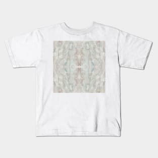 watercolor texture brown, beige and green Kids T-Shirt